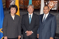 Dr. Yvette Roubideaux, Ray Kenmotsu, Dr. Leonard Thomas